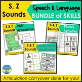 S Articulation Language Activities Games Bundle for Speech