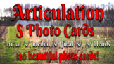 S Articulation Photo Cards (initial, medial, final, s blen