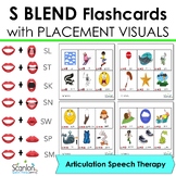 S Blend Articulation Cards for Speech Therapy with Visuals