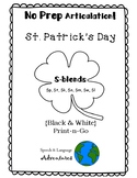 S-Blend Articulation St. Patrick's Day - NO PREP [BW]
