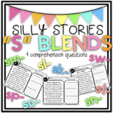 S Blend Silly Story Reading Passages {sc, sk, sl, sm, sn, 