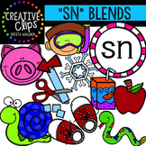 S-Blend Words: SN {Creative Clips Digital Clipart}