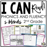 S Blends 2nd/Advanced Fluency Activities and Reading Compr