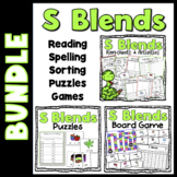 S Blends Worksheets Puzzles Board Game