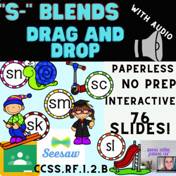 Preview of S Blends Interactive Drag & Drop