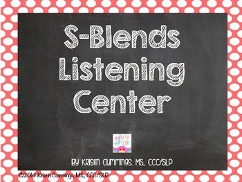 Preview of S Blends Listening Center Power Point
