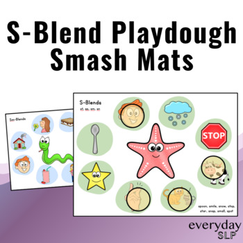 Apple Say and Smash | Articulation Play-Doh Mat for Early Developing Sounds