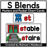 S Blends Pocket Chart Cards and Posters