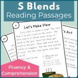 S Blends Reading Passages for Fluency with Comprehension Q