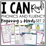 S Blends Set 2 Fluency Activities and Reading Comprehensio