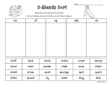 S-Blends Sort - sn, sl, sp, sm, st