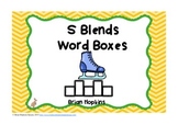 S Blends Word Boxes - Phonics Literacy Center
