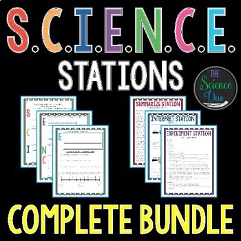 S.C.I.E.N.C.E. Station Lab Bundle - Bundle of 60+ Science Station Activities