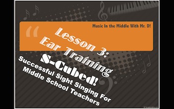 Preview of S-Cubed!  Lesson 3  Ear Training  Successful Sight Singing!
