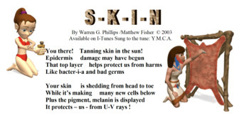 Preview of S-K-I-N  (The Skin Song) Sing Along Science