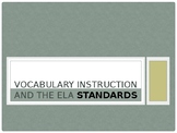 S. L. A. P. Professional Development on Tier II Vocabulary