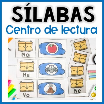 Preview of SÍLABAS INICIALES | Hojas de trabajo y centro de lectura en español