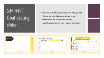 Preview of S.M.A.R.T. Goal Setting Slides