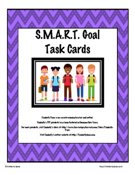 Preview of S.M.A.R.T. Goal Setting Task Cards