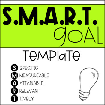 Preview of S.M.A.R.T. Goal Template