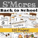 Preview of S'Mores Math & ELA Thematic Activities | Preschool | Kindergarten | First | PDF