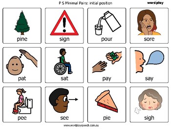 S-P Minimal Pairs Cards Stopping