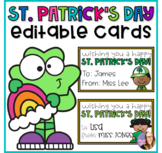 St. Patrick's Day Editable Cards