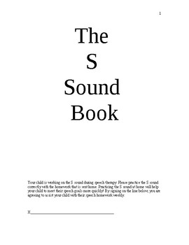 Preview of S Sound Book
