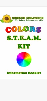 Preview of S.T.E.A.M. COLORS LESSON PLAN BOOK- by Science Creations