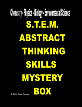 Preview of MYSTERY BOX   ABSTRACT THINKING ACTIVITY