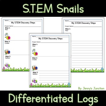 Preview of S.T.E.M Snails: Differentiated Recording Sheet
