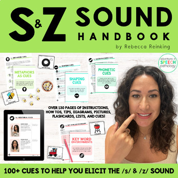 Preview of S & Z Sound Handbook | Comprehensive elicitation guide for SLPs
