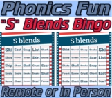 S blends bingo game - remote or in person