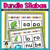Sílabas - Centros para formar palabras de 2 sílabas , Bund