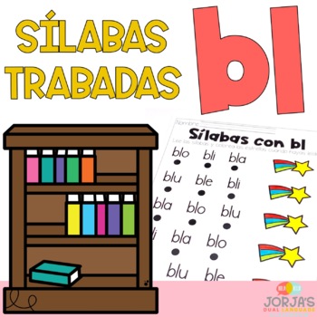 Sílabas trabadas BL by Jorja s Dual Language Classroom TPT
