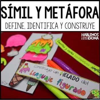 Preview of Símil y metáfora | Lenguaje figurado | SPANISH Figurative language