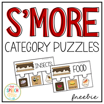 Preview of S'more Category Puzzles