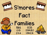 S'more Fact Family Station (CCSS and TEKS Aligned)