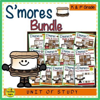 Preview of S'mores Themed Bundle:   Literacy & Math Resources