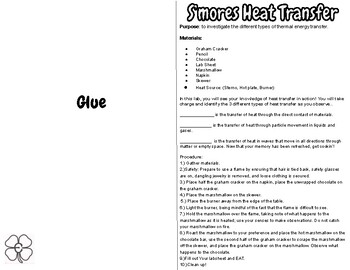 Heat Transfer with S'mores Editable Stations Lab
