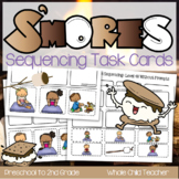 S'mores Sequencing Task Cards in 8 Levels to learn How to 