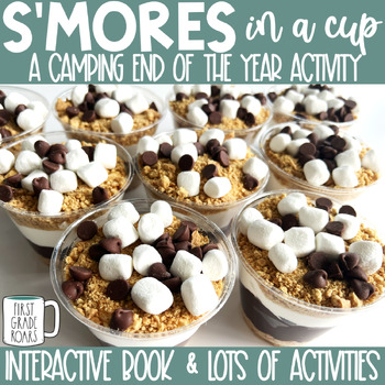 Preview of S'mores in a Cup a Camping End of the Year Cooking Snack Activity