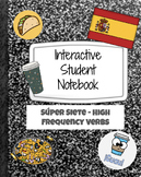 Súper Siete / High Frequency Verbs Digital Student Notebook