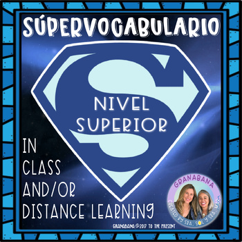 Preview of Súper Vocabulario del Nivel Superior | Enrichment | Acquisition | Retention