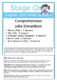 S1 Comprehension 2022 NSW Syllabus 5 x Julia Donaldson boo