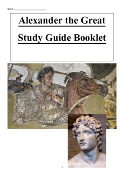 Preview of S3 Alexander the Great Study Guide Workbook