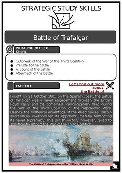 Preview of S3 Battle of Trafalgar Source Based Activities w/Answers