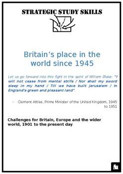 Preview of S3 Britain’s place in the world since 1945 Student Notes & Activities