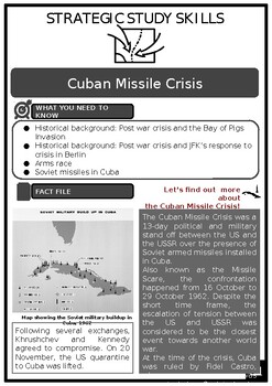 Preview of S3 Cuban Missile Crisis Source Based Activities w/Answers