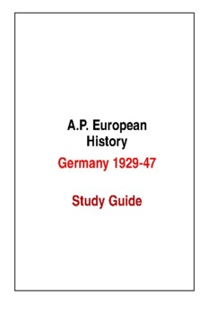 Preview of S3 Germany 1929-1947